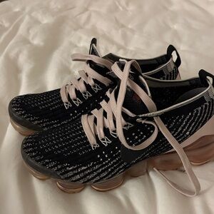 Nike Black and Pink Women's Sneakers